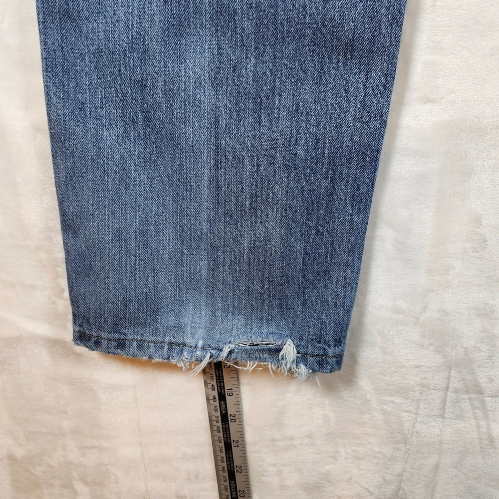 Cinch Green Label Men Jeans 36x32 Blue Denim Classic Fit Straight Leg Distressed - Picture 9 of 13